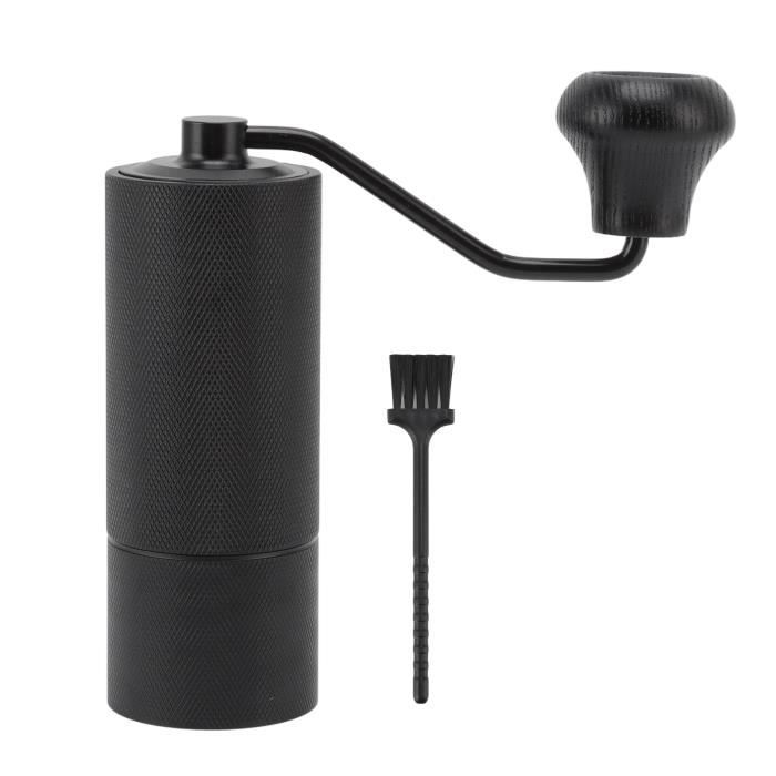 Moulin à Café Manuel Réglable - Pour Espresso Et Cafetière à Piston - Portable, Double Roulement - Capacité 25g