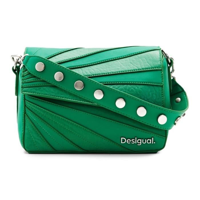 Desigual Machina Phuket Hand Bag Jungle Green 256455 sac a epaule bandouliere sacoche vert Cdiscount Bagagerie Maroquinerie