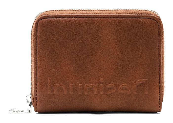 Petit Portefeuille Femme à Fermeture Éclair DESIGUAL Motif Floral Multicolore - NEUF