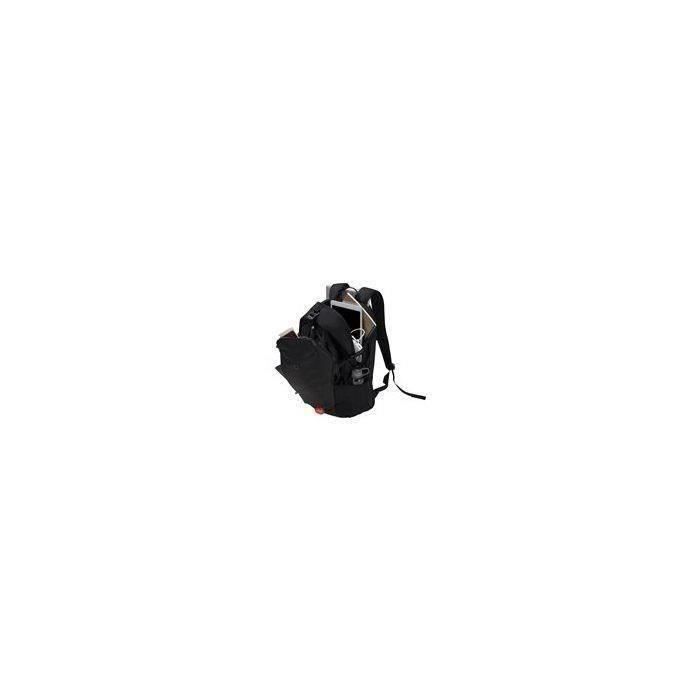 DICOTA Sac à dos pour ordinateur portable Backpack GO - 13 - 15.6 - Noir