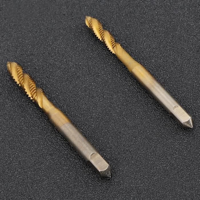 Sourcing Map Lot De 4 Tarauds Filetés à Pointe Spirale 1/2