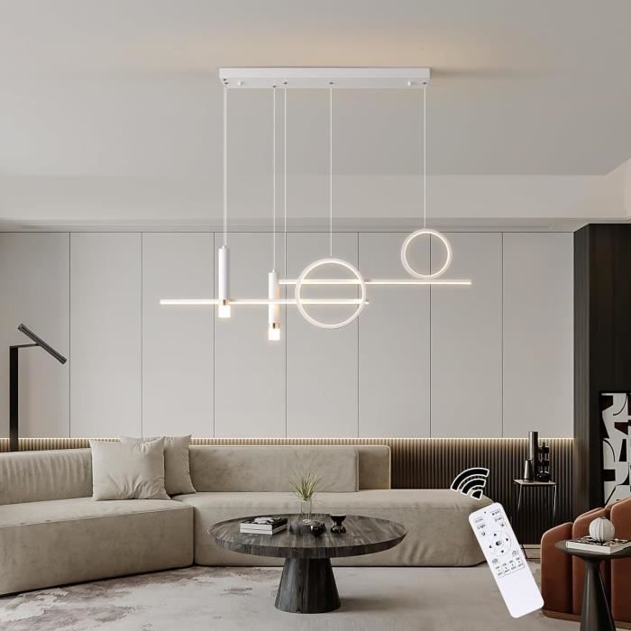 Lustre LED Suspendu Enfant Cblbser - 40W Dimmable Avec Télécommande - Design Planète Orange - Ø45cm