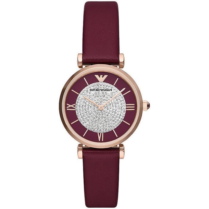 Emporio armani leather watch price new arrivals