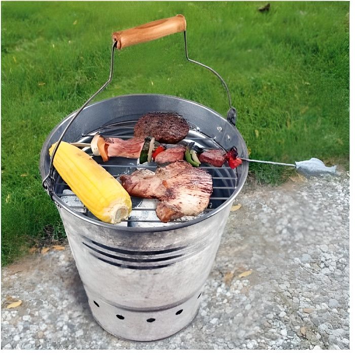 Barbecue portable seau petit modèle