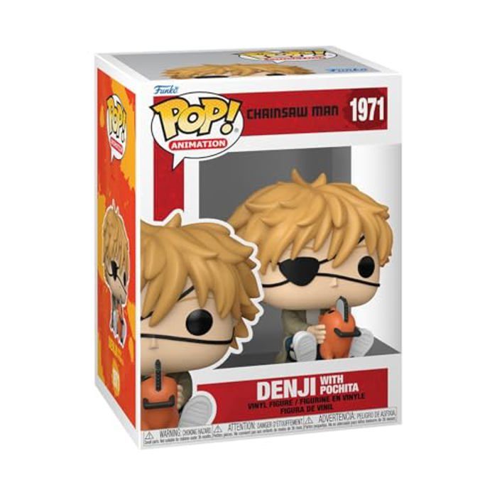Chainsaw Man Figurine POP! Denji & Pochita 9 cm - vue 9