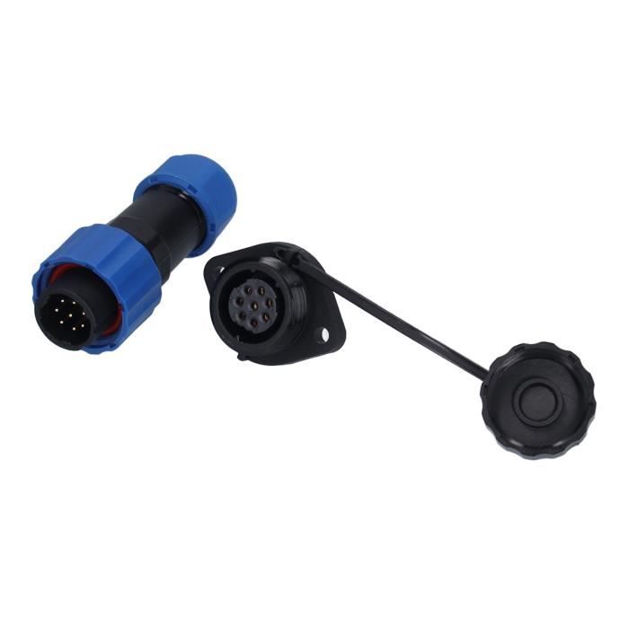 Connecteur Aviation étanche SP21 5 Broches - Mâle Et Femelle - IP68 - 500V 30A - Pour éclairage Et Aérospatial