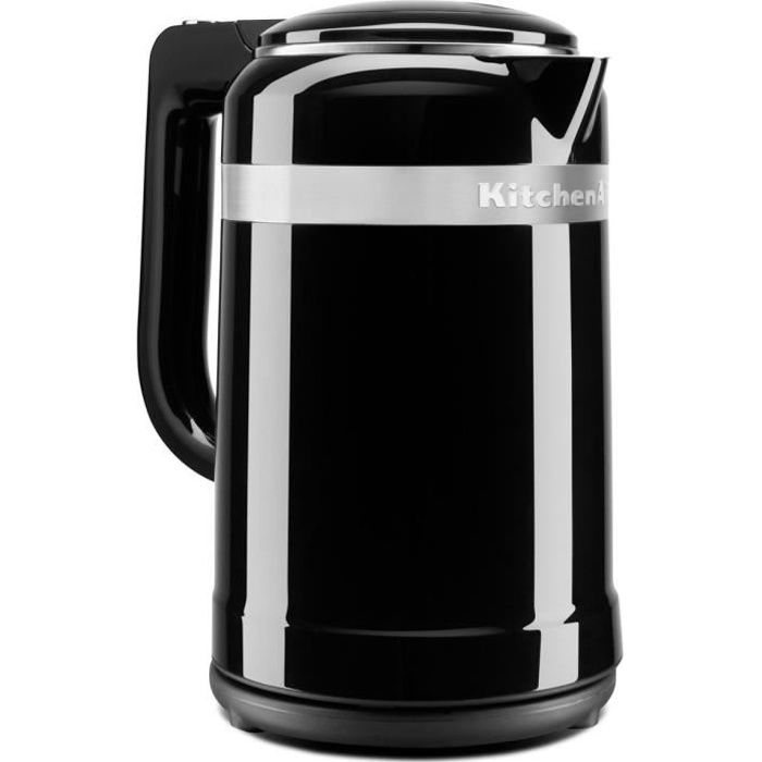 Bouilloire KitchenAid 1,5 L - Design 5KEK1565 - Double paroi - Acier inoxydable - Noir