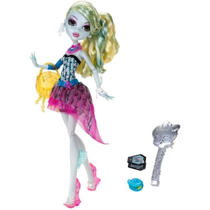 Monster high - casiers secrets de secrets lagoona blue look, poupees