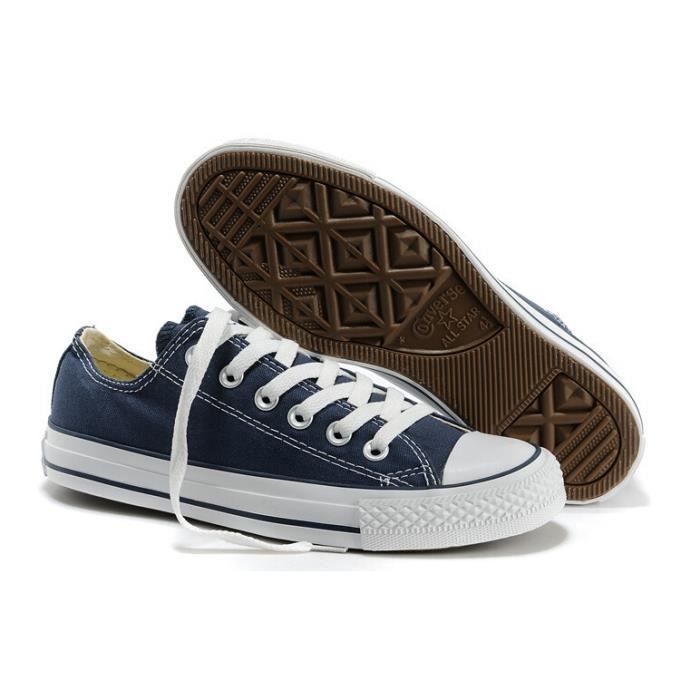 Bleu homme Converse All Star Chunk Taylor OX basses Classic Basket toile Chaussures Bleu TU Cdiscount Chaussures