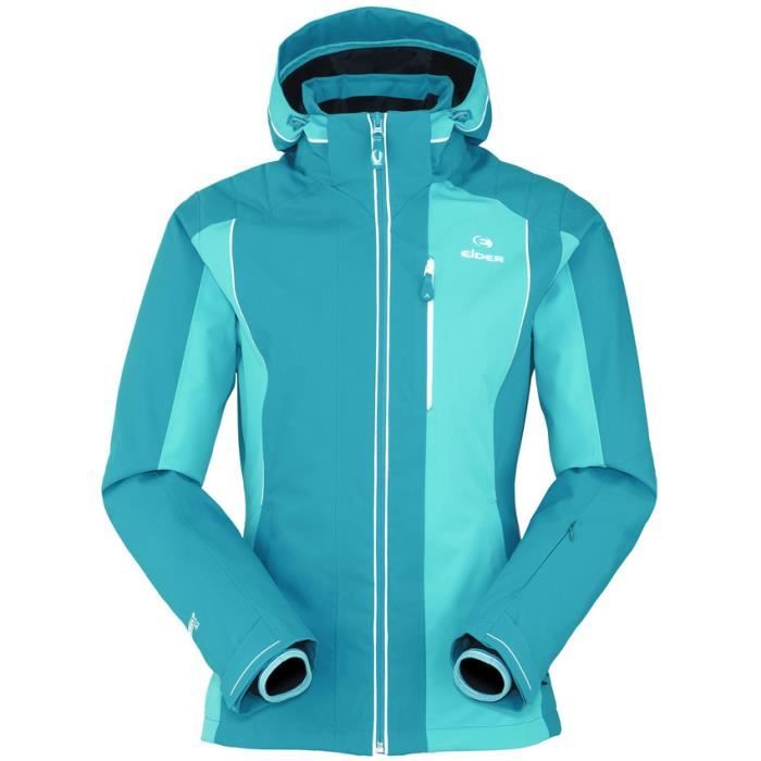 eider veste saas fee 2.0 - femme - bleu