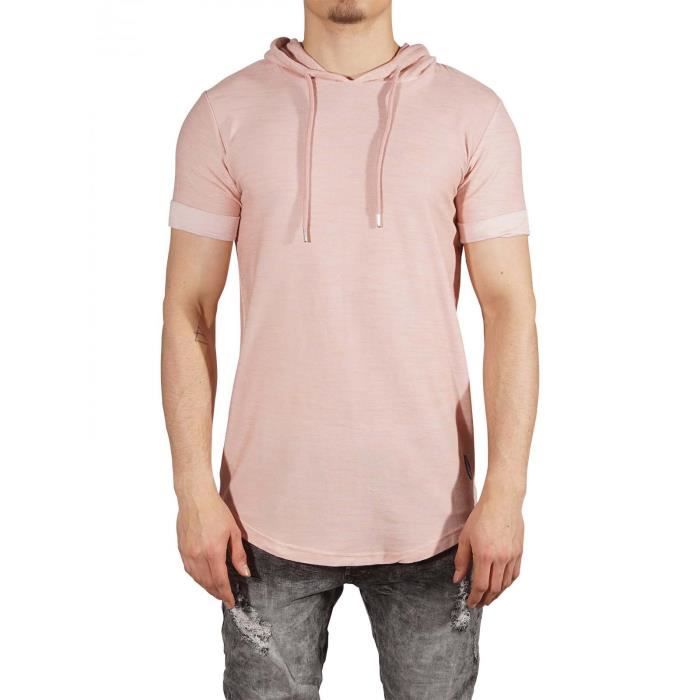 Tee shirt a capuche hotsell homme