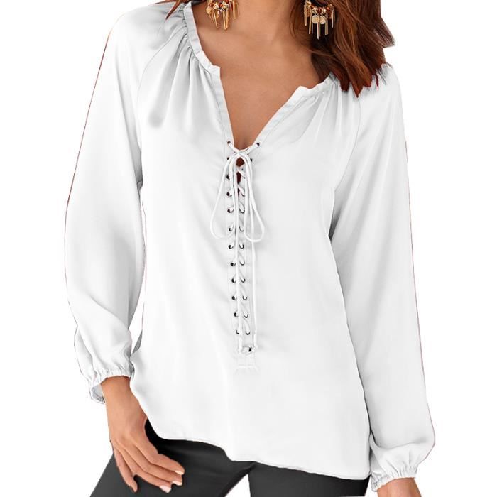 Blouse large femme clearance