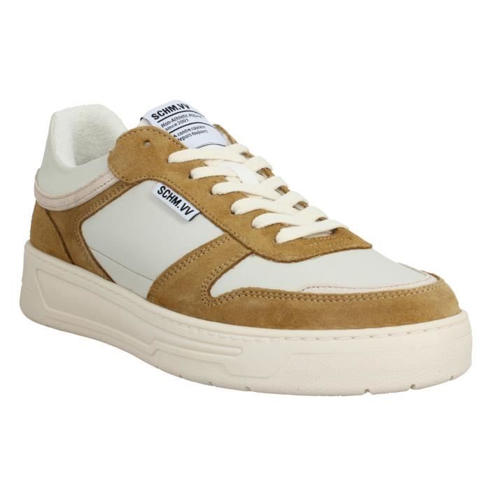 SCHMOOVE Baskets Smatch Sneaker Homme 014763 40 Camel Off White