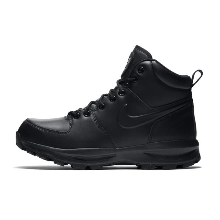 Baskets Montantes Manoa Noir Homme NIKE Cuir Lacets Mixte Czarne Cdiscount Chaussures