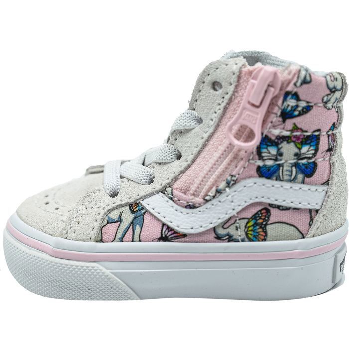 Vans Baskets Vans Sk8-Hi Reissue Side Zip Rose Fille