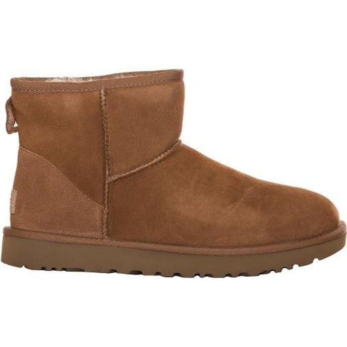 ugg cuir marron