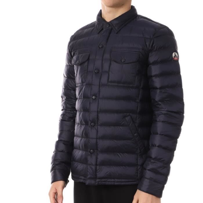Doudoune Homme JOTT Cris Marine Matiere satinee et deperlante Garnissage en plumes Bleu Cdiscount Pret a Porter
