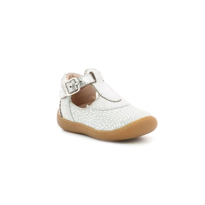 Aster Salome Cuir Fille Gris Gris Cdiscount Chaussures