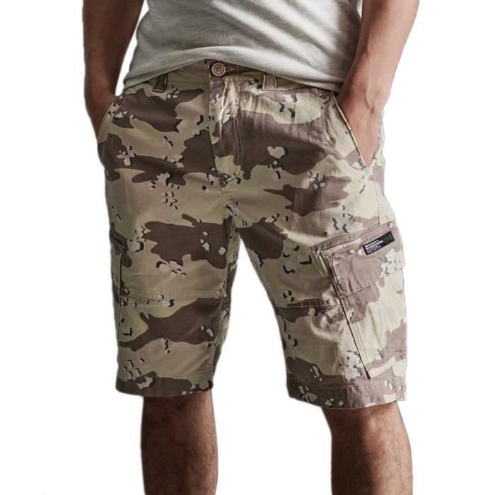 Shorts Beige Short Cargo Superdry Homme Pantalon Cargo Homme