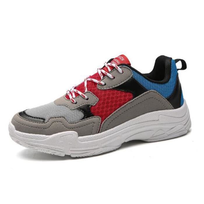 Basket Mixte Homme Femme Sport Gris - Cdiscount Chaussures