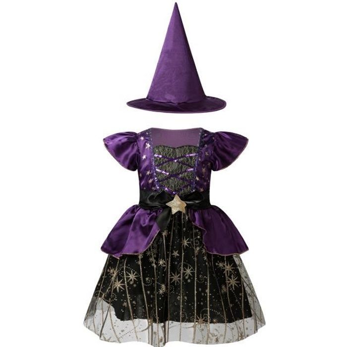 robe sorciere fille