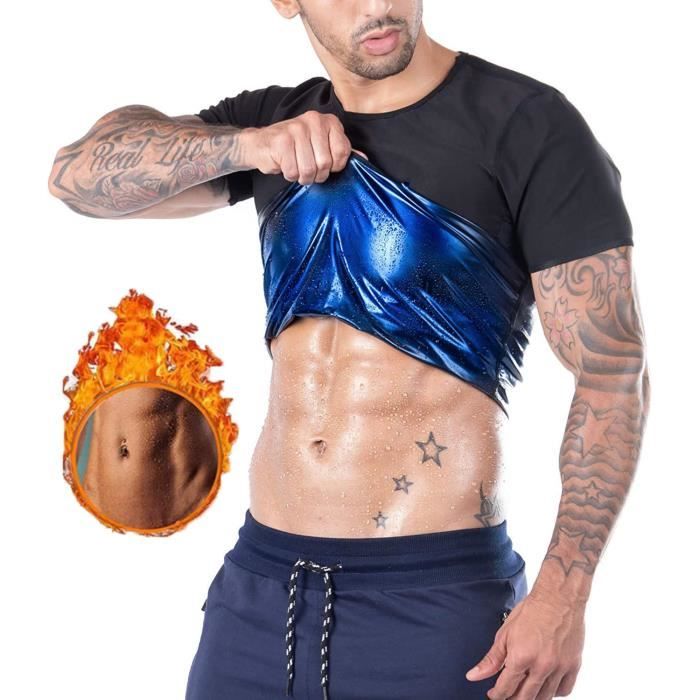 Debardeur de Sudation Mixte DEMEUBLE Manches Courtes Noir nior Cdiscount Sport