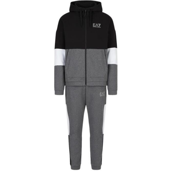 Survetement ea7 gris deals