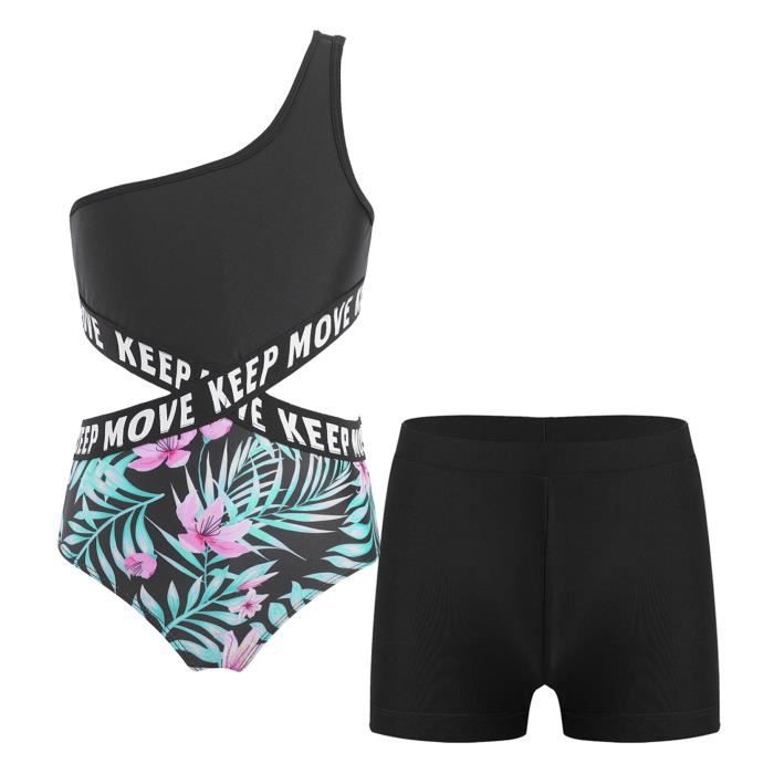 Maillot De Bain Sirène 2 Pièces Pour Fille - Haut écailles Et Short - Taille 2 à 16 Ans - Parfait Pour Plage, Piscine, été