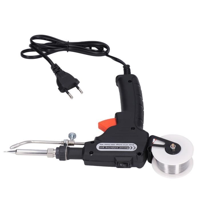 Kit Pistolet à Souder Automatique 60W – Chauffage Rapide, Alimentation étain Mains Libres, Pour électronique, Bricolage