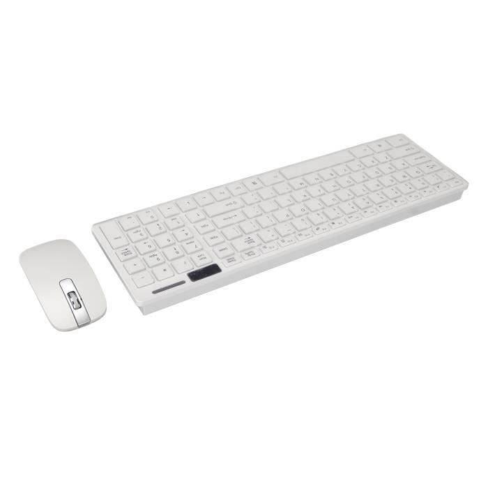 OMABETA – Combo clavier et souris sans fil – K-06 – 24G sans fil – 78 touches – 1600dpi