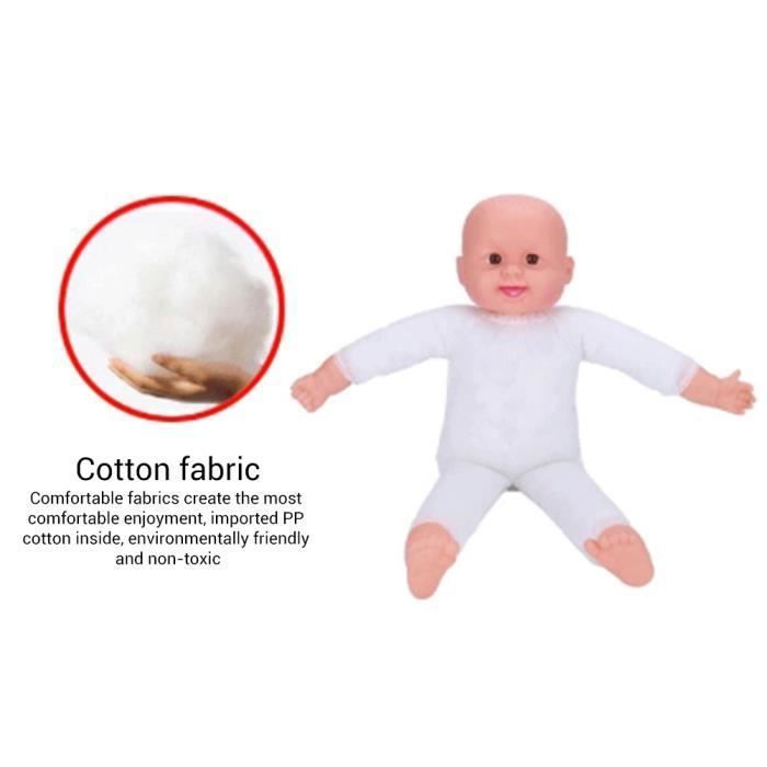 Poupée bébé de simulation OMABETA - 50 cm - Peluche douce - Rose