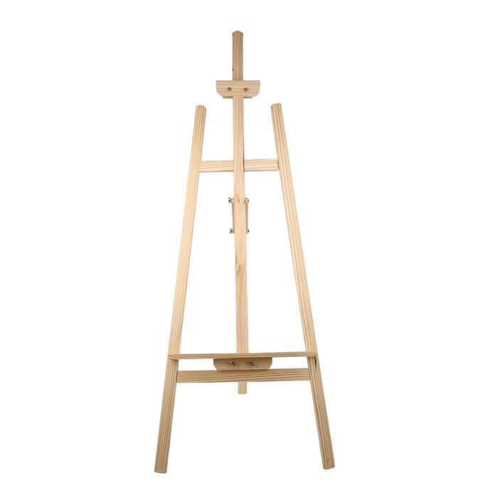 Chevalet Reglable Pliant Avec Trepied En Bois De Peinture 150cm Achat Vente Chevalet De Peintre Chevalet Reglable Pliant Avec Cdiscount