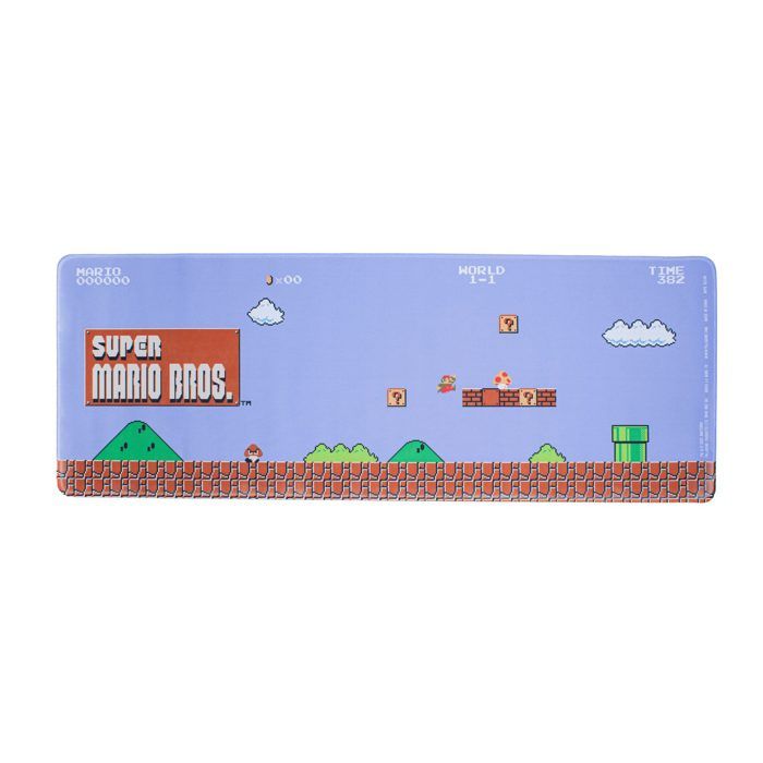 Paladone Tapis De Souris - Nintendo - Super Mario Bros - Imperméable - Antidérapant - Taille XL