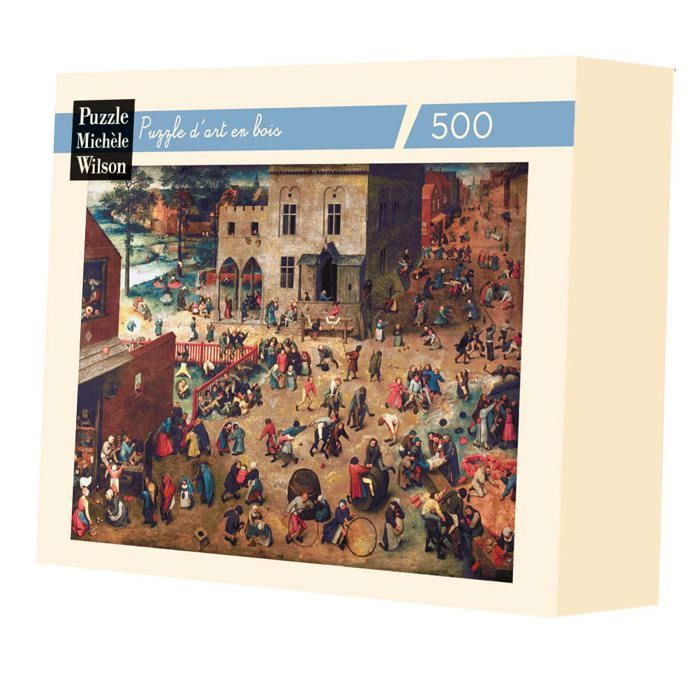 Puzzle dart en bois 500 pièces : Bruegel : Jeu... Puzzle dart en bois 500 pièces : Bruegel : Jeu...