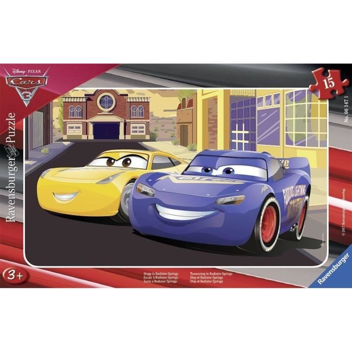 Puzzle Cars 3 - 15 pièces - Ravensburger - Pour Enfant de 3 ans et plus ...