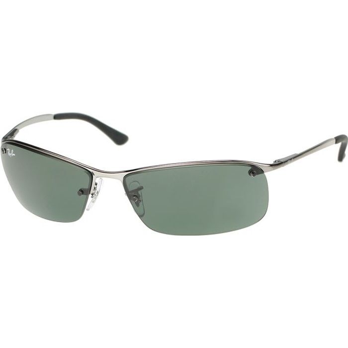 RAY BAN Lunettes de soleil Mixte Carrées - Catégorie 3 - Monture métal -  Verres polycarbonate Gris, vert - Achat / Vente lunettes de soleil Homme  Adulte - Cdiscount