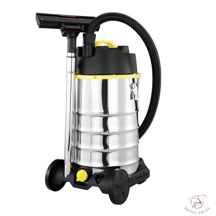 Aspirateur Eau Et Poussière 1200W - 17 KPa, Réservoir 4L+20L, Filtre HEPA, 9 Accessoires - 7