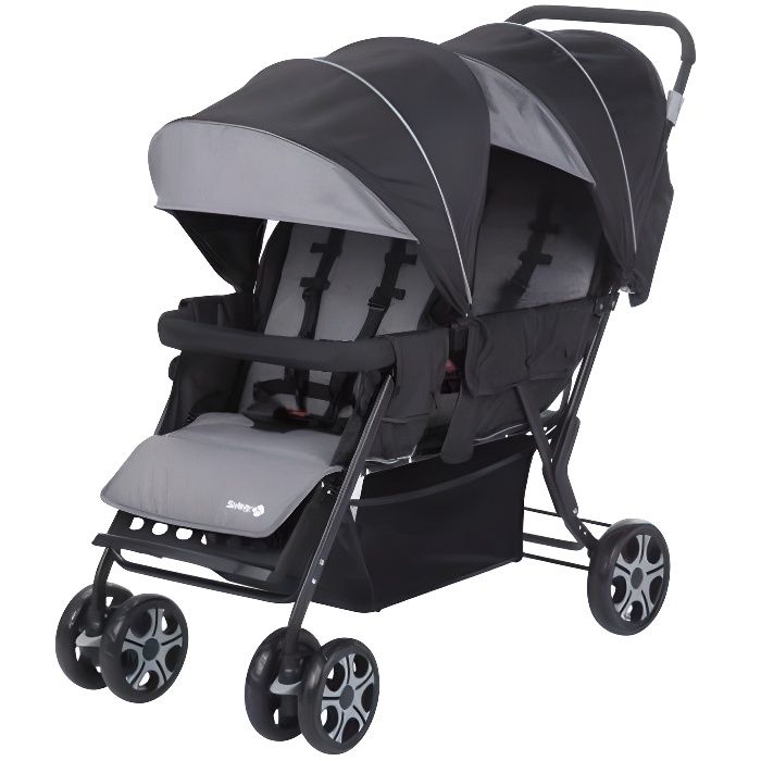SAFETY 1ST Poussette Double Teamy Black Chic