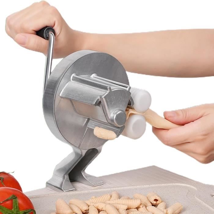 Machine à cavatelli avec rouleaux faciles à nettoyer pour faire des gnocchi, des pâtes et des