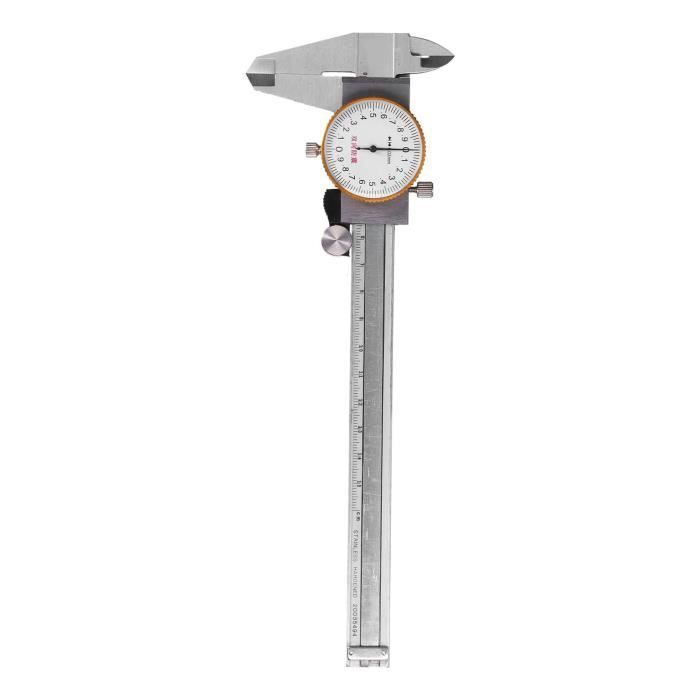 Pied à Coulisse 150 Mm 6 Pouces En Acier Inoxydable – 2 Pièces Intérieur/Extérieur, Outil De Mesure Précis Pour Travail Du Métal Et Bricolage