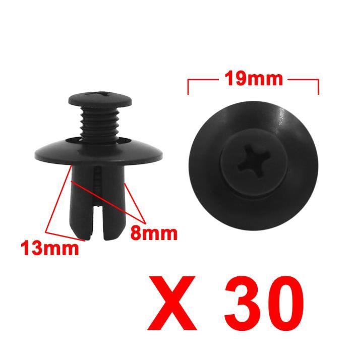 Garnitures Rivets Plastique Noir 8 mm clips SUZUKI Garniture Panneau Intérieur-Tapis Garnitures Rivets Plastique Noir 8 mm clips SUZUKI Garniture Panneau Intérieur-Tapis