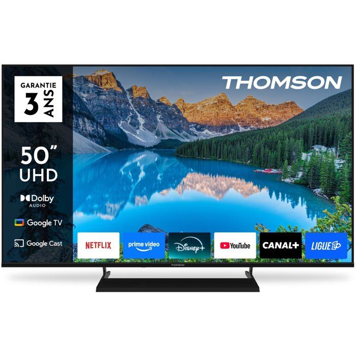 Thomson 50UG5X15 TV LED 50 126 cm 4K UHD 3840x2160 Google TV 3xHDMI 2.1 WiFi