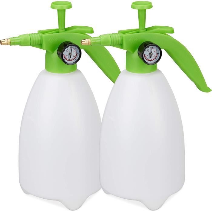 Pulvérisateur Pour Plantes Et Lavage Voiture Pulvérisateur Jardin Joywayus 2L - Pompe Pression, Buse Laiton Réglable Pulvérisateur Pression 2L