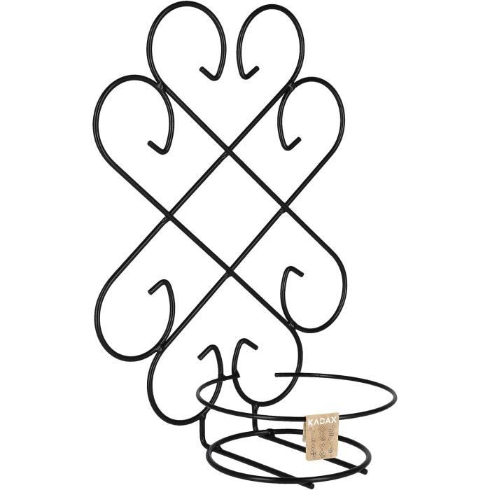 Supports Muraux Pour Pots De Fleurs - Lot De 3 Anneaux En Fer Forgé, élégants Et Robustes Pour Intérieur/extérieur