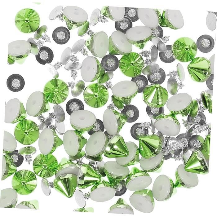 100 Pi?�ces Punk Rivets Punk Ensemble De Sac ?? Main En Cuir Kit Chaussures Rivet Accessoires 