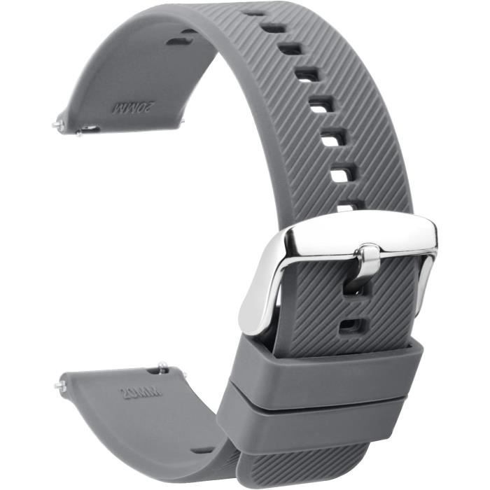 Bracelet étanche Noir Bracelet Montre Silicone Noir - Compatible Hublot - Livré Avec Tournevis Bracelet Hublot