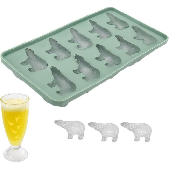 Moule À Glaçons En Silicone, Mini Bac À Glaçons Avec Couvercle Et