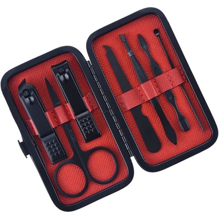 Kit De Manucure De Voyage Ciseaux À Ongles Lime Emballage Élégant Dfh
