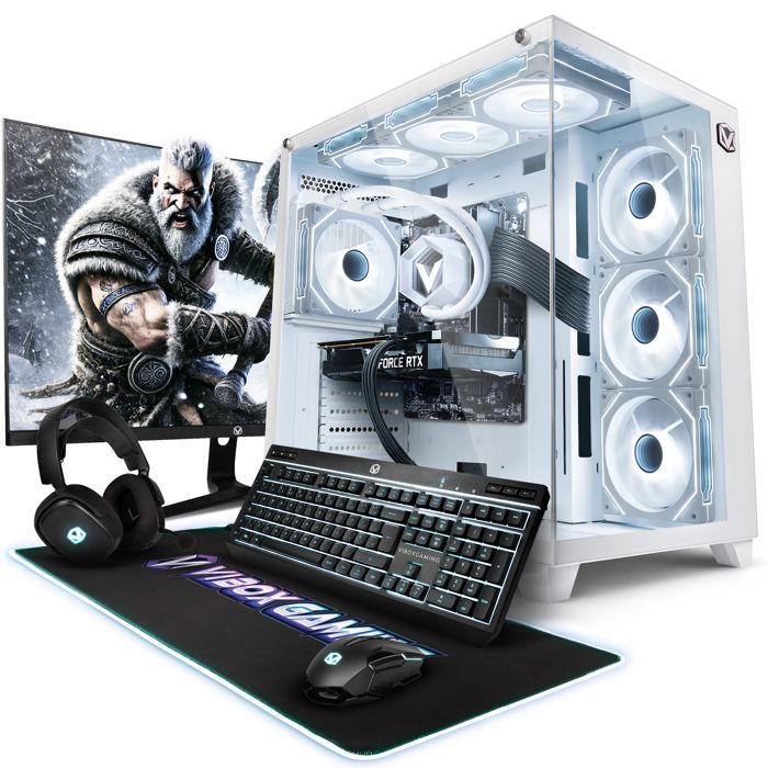 Vibox X-88 PC Gamer – 27 Écran Pack – Intel i9 14900KF – RTX 5060 Ti 8Go – 32Go RAM – 1To NVMe SSD – Win11 – WiFi