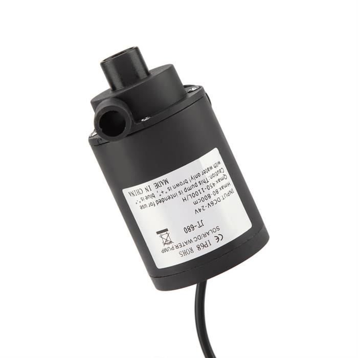 Ccdes Pompe à Eau Submersible Pompe à Eau Sans Encastrement, Pompe à Eau DC, Aquarium Pour Fontaine Étang Aquarium